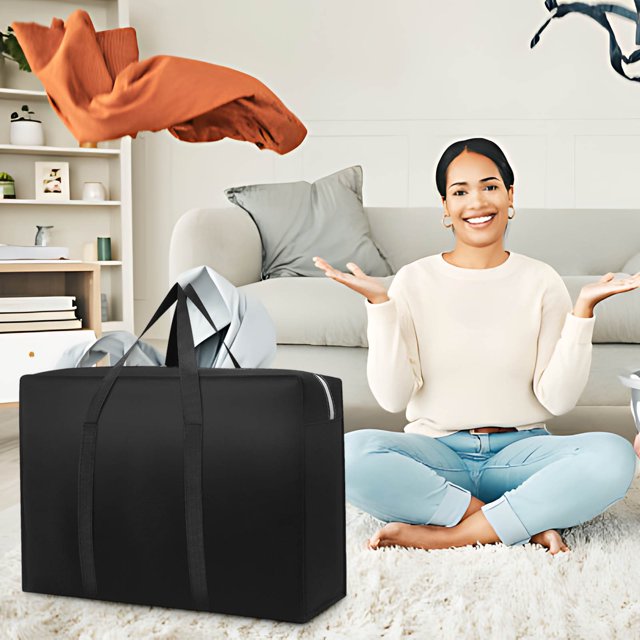 Edgergery Travel Storage Bag Moving Bag Large Capacity Non-woven Quilt Bag Portable Duffel Bag Practical