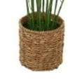 thumbnail image 5 of DecMode 59" Artificial Bamboo Tree in Realistic Leaves and Brown Seagrass Pot, 5 of 9