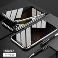 thumbnail image 3 of Funda magnética de vidrio templado para móvil, carcasa protectora antiespía para iphone 15, 14, 13, 12, XR, 11 Pro MAX, X, 7, 8, 6 Plus, 360, 3 of 5