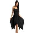 thumbnail image 4 of YiZYiF Womens Chiffon Spaghetti Shoulder Straps Lyrical Dance Dress,Sizes S-XXL, 4 of 7