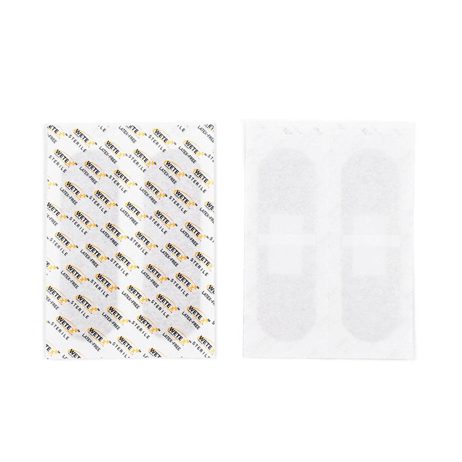 400pcs, Elastic Fabric Adhesive Bandages, Brown, Plaster