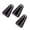 3PCS Deep black, variant on Metal Guitar Switch Tip Knob for LP EPI Style Electric Guitar Pickup Selector Replacement 3.5mm 4mm Compatible with Multiple Models Silver Black Gold Deep Black Options