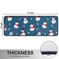 thumbnail image 5 of Kitchen Rugs Sets Of 2,Blue Christmas Snowman Pattern Anti Fatigue Kitchen Mat Rugs Non Slip Washable,Decorative Kitchen Floor Mats for Kitchen,Sink,Laundry,17"x47"+17"x47", 5 of 5