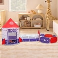 thumbnail image 1 of Tienda de campaña 3 en 1 para niños, interior/exterior con bolsa de almacenamiento con y piscina de bolas, para niños pequeños,, 1 of 8