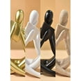 thumbnail image 5 of Gmogad Creative Abstract Thinker Bookend for Home Aesthetic, Study, and Wine Cabinet – Stylish Shelf Decor Accent and Thoughtful Gift for Living Room, Bar, or Coffee Shop KhakiA, 5 of 6