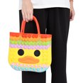 thumbnail image 3 of TheFound Women Silicone Tote Purse Cartoon Duck Handbag Bubble Fidget Toy, 3 of 9