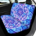 thumbnail image 3 of Pzuqiu Blue Mandala Car Seat Cover Full Set Automotive Cover Accessories Washable Easy to Install Seat Protectors Universal Automotive Vehicle Seat Cover Universal Fit Most Sedans, Blue, 3 of 7