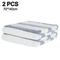 thumbnail image 2 of Toalla de microfibra con tejido tipo gofre, 2 uds., toalla de baño deliciosamente suave y de rápida absorción, 2 of 5