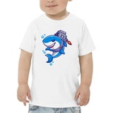 Cool Cartoon Shark W Jetpack T-Shirt Toddle… product image