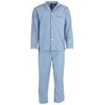 thumbnail image 3 of Hanes Men's and Big Men's Long Sleeve Long Leg Woven Pajama Set, 2-Piece, 3 of 3