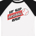 thumbnail image 4 of Inktastic Eat, Sleep, Baseball, Repeat Boys or Girls Toddler T-Shirt, 4 of 5