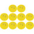 thumbnail image 1 of Parche Anillo en D 8 Cm PVC Con Forma Redonda para Paleta Tabla Surf () Amarillo, 1 of 4