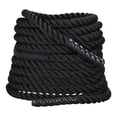 thumbnail image 1 of S SERENABLE Battle Rope Equipment Poortable Training Equipment for Training Exercise Gym black, 1 of 9