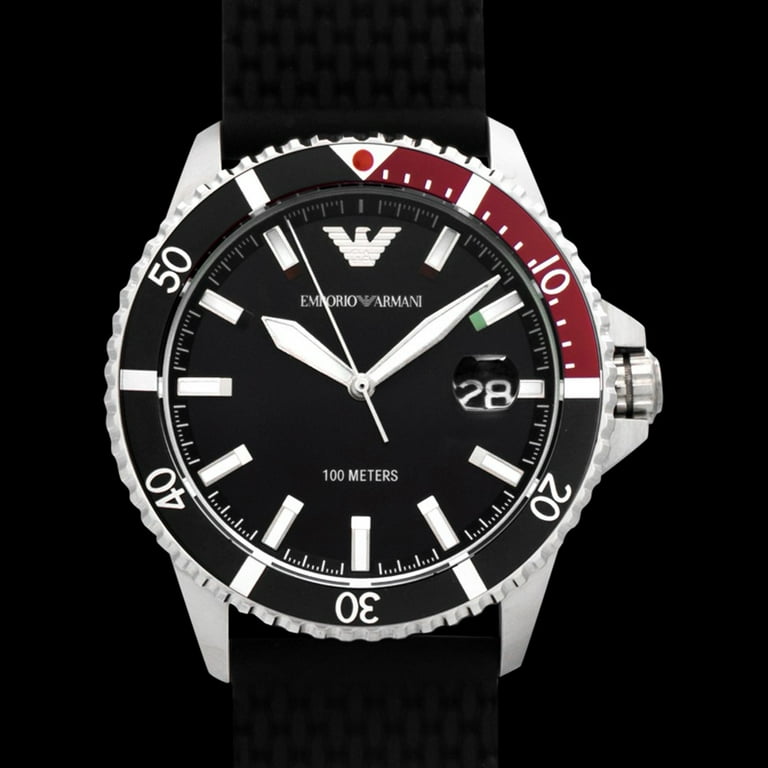 Armani Men's Classic Black Dial Watch - AR11341 - Walmart.com