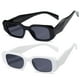 thumbnail image 1 of Gafas de sol Kimorn Rectangulares K1307 para Mujer y Hombre Negro+Blanco, 1 of 7