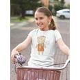 thumbnail image 2 of Happy Teddy Bear T-Shirt Juniors -Image by Shutterstock,  Large, 2 of 4