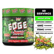 Psycho Pharma Edge of Insanity - Workout Powder for Focus, Strength, Energy (Jungle Juice), 50 Servings