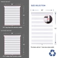 thumbnail image 2 of LUCKUP Cordless Light Filtering Horizontal Window Shade Zebra Blinds 38" W x 72" H, 2 of 8