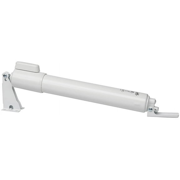 Wright Products TAP-N-GO Series V2010WH Pneumatic Door Closer, White, 90 deg Opening