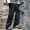 thumbnail image 4 of MKHSQHDG Male Pants Men's Cargo Sweatpants Casual Joggers Loose Fit Open Bottom Athletic Pants for Men with Pockets Xxl, 4 of 6
