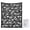 A002- White, variant on Coloring Blanket with Markers Animal Print Black and White Fleece Throw Blanket for Student Diy Creative Activity for Home Playtime and Craft Sessions