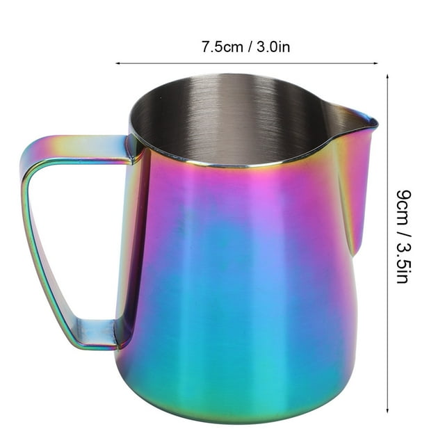 Jarra de café de Acero Inoxidable de 350 Ml para Latte ArtErgonómico Pico Vertedor Suave Resistente y Duradero ANGGREK Otros