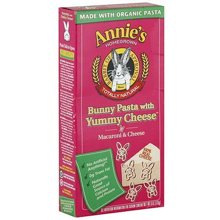 Annie's Homegrown Bunny Pasta Meal With Yummy Cheese, 6 oz (Pack of 12)