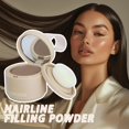 thumbnail image 2 of SharkTRUE Long-lasting Hairline Contour Powder Hair Care 3 Colors Hairline Powder Natural Contour Modification Even Coloring Hairline Filler Powder Forehead Angle, 2 of 8