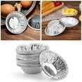 thumbnail image 2 of 100pcs Disposable Aluminum Foil Tart Pan Mini Pot Pie Mold Bake Tin Tart R2S6, 2 of 6