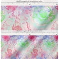 thumbnail image 2 of Soimoi Pink Cotton Voile Fabric Flower Watercolor Print Fabric by the Yard 42 Inch Wide, 2 of 7