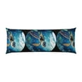 thumbnail image 2 of Disketp Watercolor Turtle4 Print Body Pillow Cover - Super Soft 20x54 Body Pillow Case,Long Side Hidden Zipper, 2 of 8
