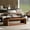 Walnut, variant on Kevinplus 43 Inch Lift Top Rectangle Coffee Table with Storage, Modern Wood Coffee Table with Floating Tabletop, Convertible Rising Tabletop for Living Room, Home Office, Black