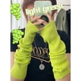 thumbnail image 2 of Kukuzhu Grunge Arm Sleeves for Women Arm Warmers Y2K Crochet Fingerless Gloves Harajuku Streetwear Y2K Preppy Accessories, 2 of 6
