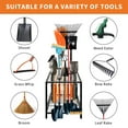 thumbnail image 2 of Huisuilinss Garden Tool Organizer,Metal Yard Tool Tower Rack,Garden Tool Rack,Tool Holder,Yard Tool Organizer,Partitioned Tool Organizer And Storage For Shed Garage Outdoor Workshop Tool Stand, 2 of 7