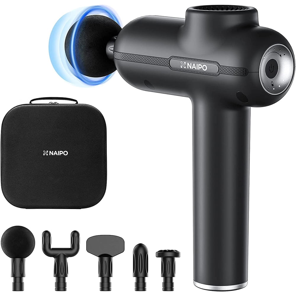 Massage Gun for Athletes, Naipo Handheld Massage Deep Tissue Body