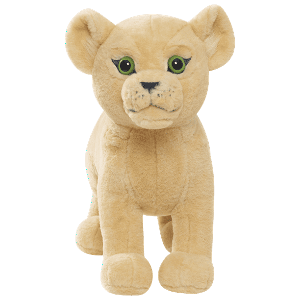 plush white lion