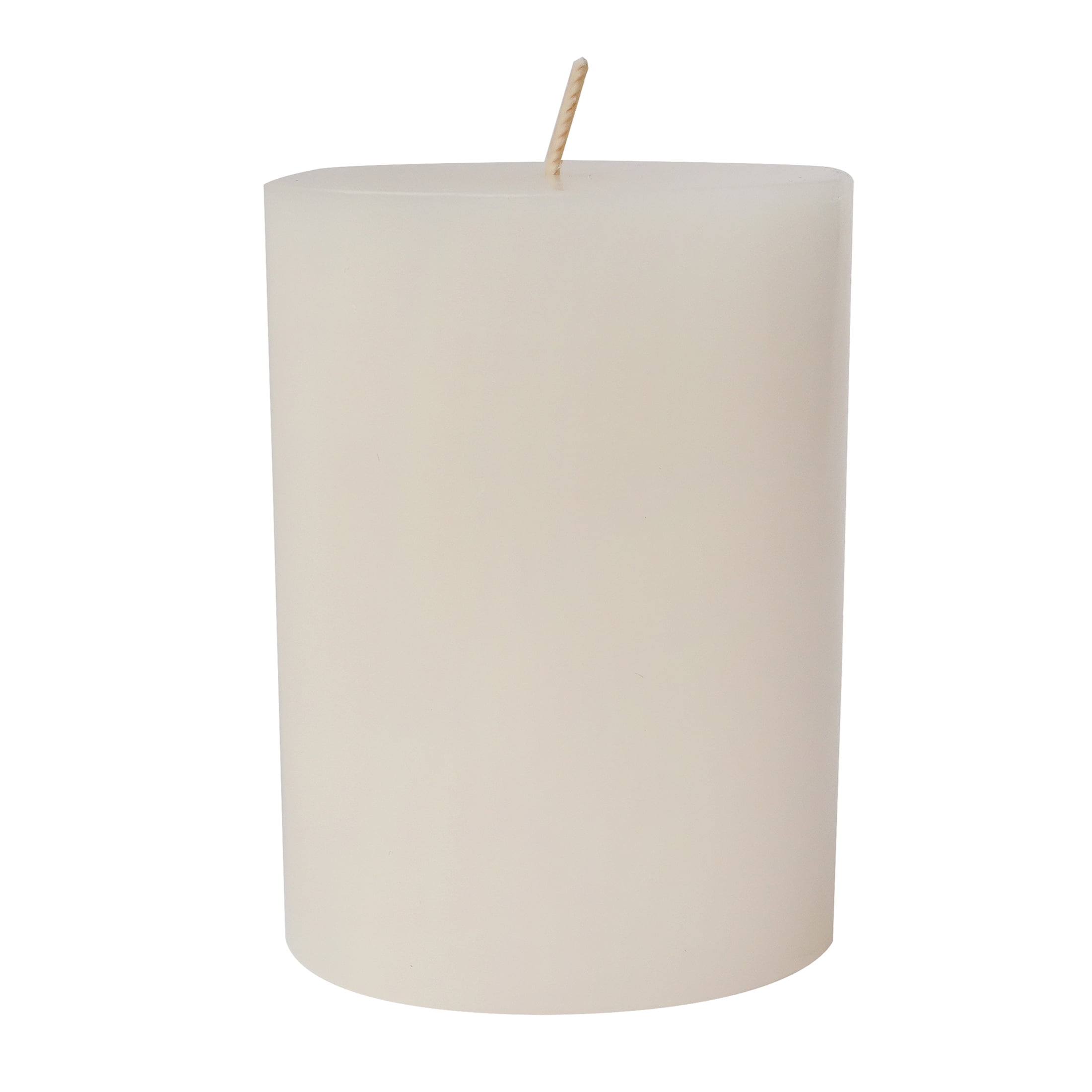 (2 pack) Mainstays Single Wick 3" x 4" Pillar Candle, Unscented, Ivory