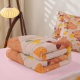 thumbnail image 5 of Homewish Brown Capybara Zipper Full Size Comforter Sets with Fitted Sheet and 2 Pillowcases For Kids,Cute Animals Zipper Bedding Set For Capybara Lovers,Reversible,4-Piece, 5 of 7