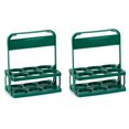 thumbnail image 1 of soportes portátiles para tarros de cerveza para barbacoa con 6 agujeros, cesta para organizar, 1 of 5