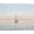 thumbnail image 2 of Medley, Elizabeth 24x20 Black Ornate Wood Framed with Double Matting Museum Art Print Titled - Quiet Morning Sail, 2 of 4