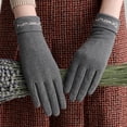 thumbnail image 4 of BAETEUY Women Winter Warm Thicken Touch Screen Gloves Full Finger Riding Cycling Mittens, 4 of 8