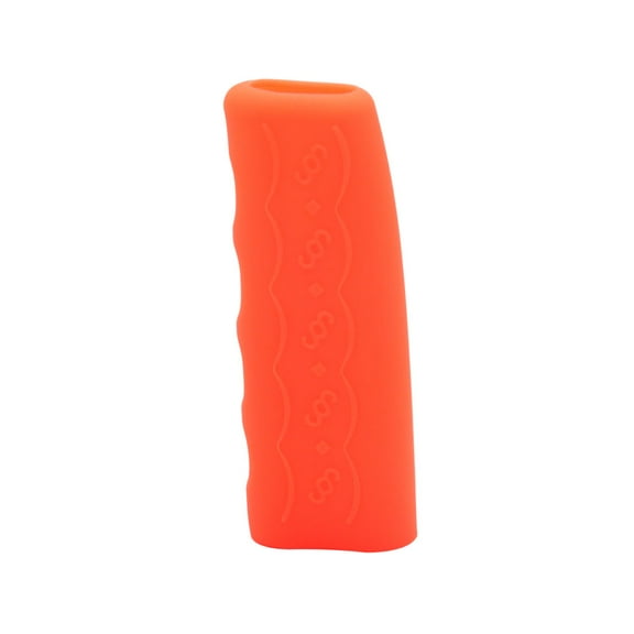Unique Bargains Orange Silicone Nonslip Hand Brake Cover Protective Sleeve for Car Vehicle