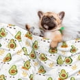 thumbnail image 3 of Pofeuu Lovely Avocado Print Puppy Blanket,Dog Blankets,Pet Blanket Cozy Cat Blankets for Indoor Cats, Fuzzy Pet Blanket for Kitten Doggy Dog Blankets-Medium, 3 of 8