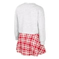thumbnail image 3 of Girls Youth Colosseum Gray Ohio State Buckeyes Marceline Plaid Skirt and Top Set, 3 of 3