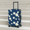thumbnail image 2 of Lsque Daisies Flowers Printed Luggage Cover, Travel Luggage Protector,Scratch and Dirt Resistant, Fits 18-32 Inch Luggage - Medium, 2 of 9