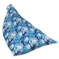 thumbnail image 2 of Flower Lounger Chair Bag, Continuous Pattern of Blue Color Palette Roses, High Capacity Storage with Handle Container, Lounger Size, Sky Blue Blue, by Ambesonne, 2 of 5