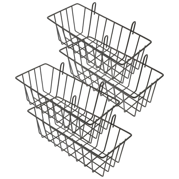OATIPHO Bunny Feeder Metal 4Pcs Smooth Edges Cage Holder for Rabbits and Hamsters