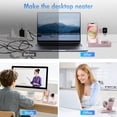 thumbnail image 2 of Wireless Charger, Magnetic Fast Charging Stand Compatible with iPhone 16 15 14 13 12 11 Pro Max Plus XS XR X 8, for Apple Watch 9 8 7 6 5 4 3 2 SE, for AirPods 3 2 Pro, 3 in 1 Charging Station, Pink, 2 of 11