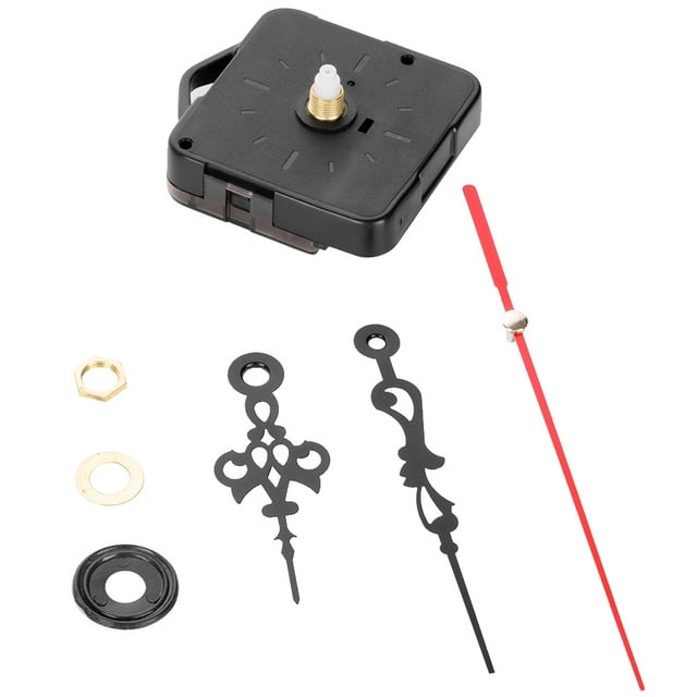 Clock Movement Mechanism with 3 Clock Hands, Silent Sweep Quartz Clock