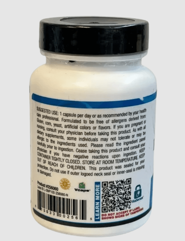Ortho Molecular Products Reacted Zinc 60 Capsules